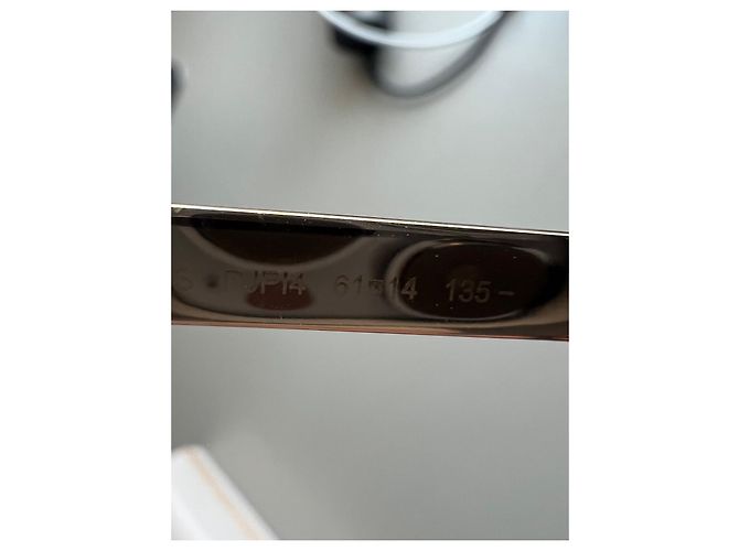 Gafas de sol Jimmy Choo Deep Blue Snake Rose Gold gradual Castaño Azul - vista 7