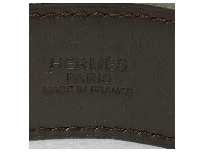 Hermès Cintura Hermes Constance Marrone - vista 5