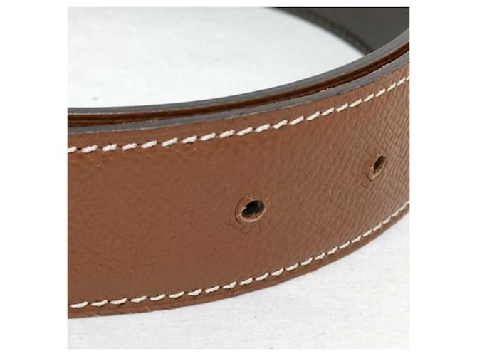 Hermès Cintura Hermes Constance Marrone - vista 7