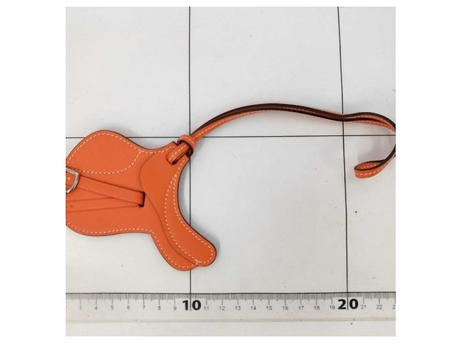 Hermès HERMES Bag Charm Paddock Cell Orange - Ansicht 9
