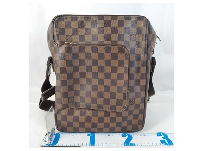 Borsa a tracolla Louis Vuitton Olaf GM Marrone Damier ebene - vista 2