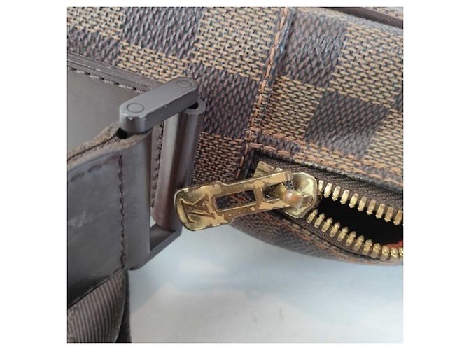 Borsa a tracolla Louis Vuitton Olaf GM Marrone Damier ebene - vista 7