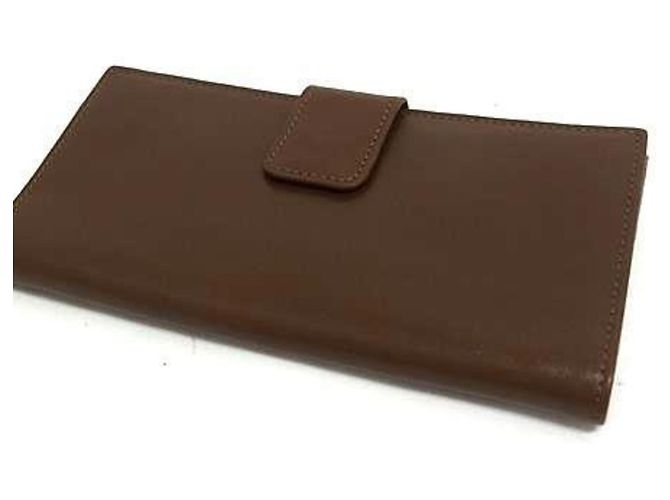 Bamboo GUCCI Cartera Larga con Solapa de Bambú Castaño - vista 2