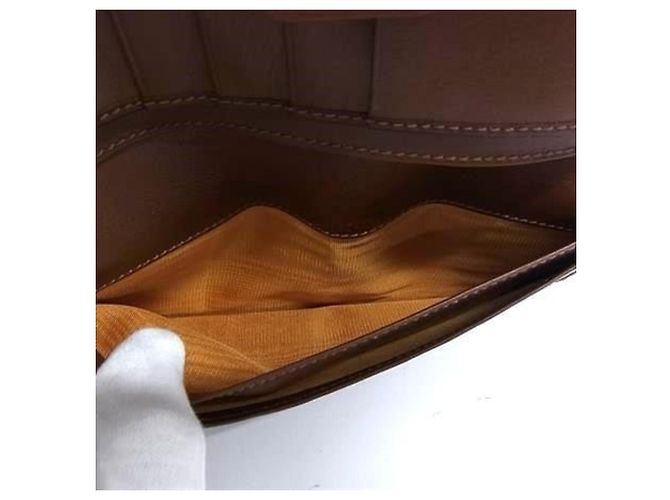 Bamboo GUCCI Cartera Larga con Solapa de Bambú Castaño - vista 4