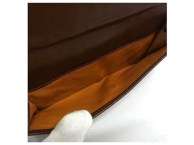 Bamboo GUCCI Cartera Larga con Solapa de Bambú Castaño - vista 5