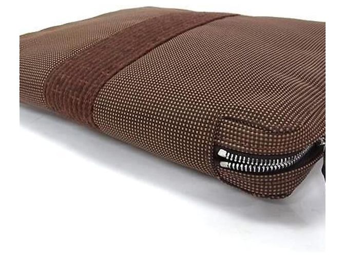 Hermès Bolso de mano Hermes Herline Multi-Case Castaño - vista 3