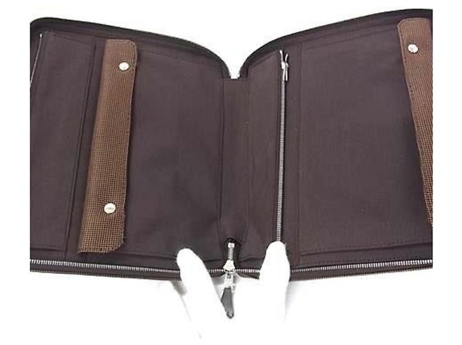 Hermès Bolso de mano Hermes Herline Multi-Case Castaño - vista 4