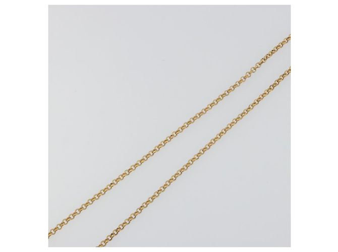 Collana Profumo CHANEL Metallo Tono Oro Trasparente CC Auth 194412 - vista 10