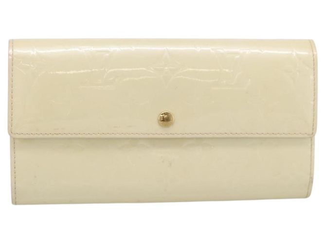 LOUIS VUITTON Vernis Portefeiulle Sarah Wallet Perle M91971 LV Auth 194462A - vista 13