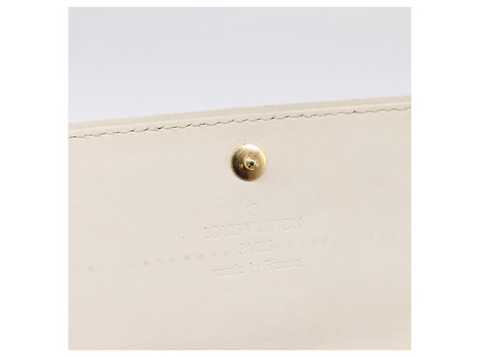LOUIS VUITTON Vernis Portefeiulle Sarah Wallet Perle M91971 LV Auth 194462A - vista 17