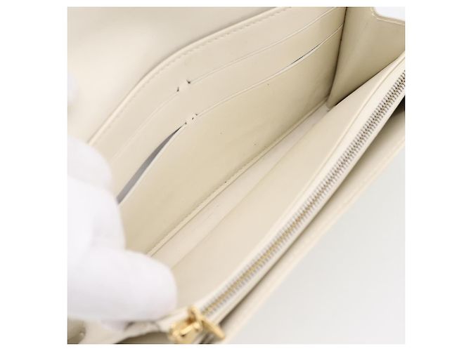 LOUIS VUITTON Vernis Portefeiulle Sarah Wallet Perle M91971 LV Auth 194462A - vista 19