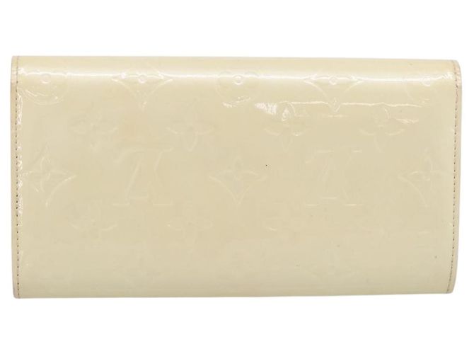 LOUIS VUITTON Vernis Portefeiulle Sarah Wallet Perle M91971 LV Auth 194462A - vista 2
