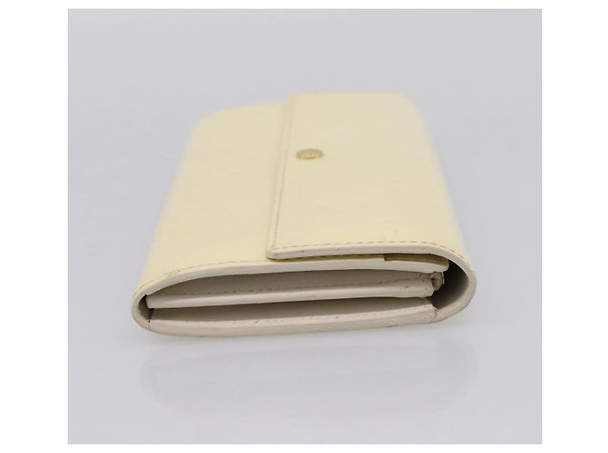 LOUIS VUITTON Vernis Portefeiulle Sarah Wallet Perle M91971 LV Auth 194462A - vista 4