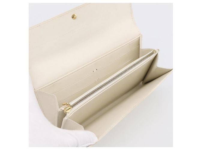 LOUIS VUITTON Vernis Portefeiulle Sarah Wallet Perle M91971 LV Auth 194462A - vista 8