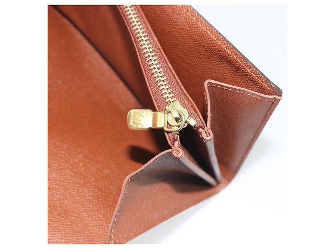 LOUIS VUITTON Pochette Porte Monnaie Credit Long Wallet M61726 LV Auth 194317A - vista 10