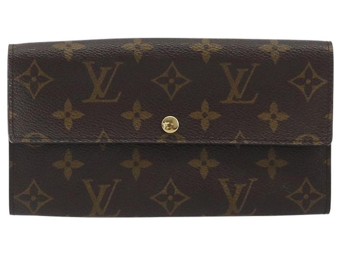 LOUIS VUITTON Pochette Porte Monnaie Credit Long Wallet M61726 LV Auth 194317A - vista 13