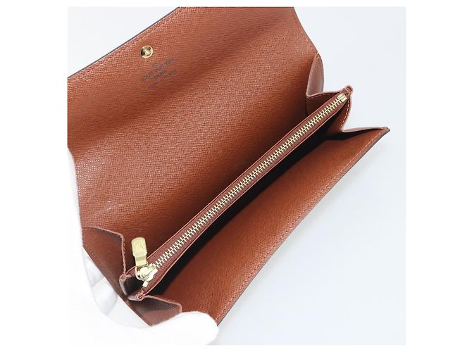 LOUIS VUITTON Pochette Porte Monnaie Credit Long Wallet M61726 LV Auth 194317A - vista 9