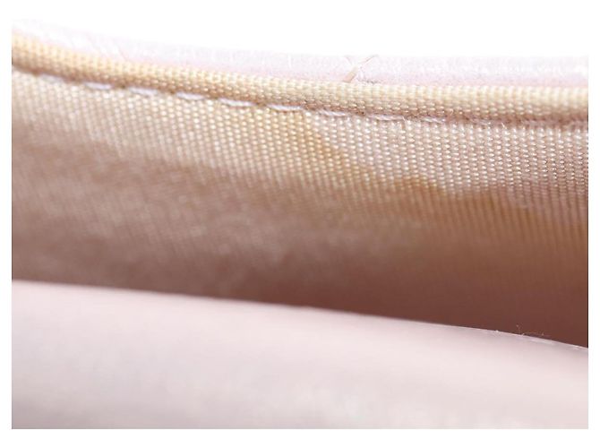 CHANEL Matelasse Chain Shoulder Pouch Caviar Skin Pink Gold Tone CC Auth 196186V Rosa - vista 24