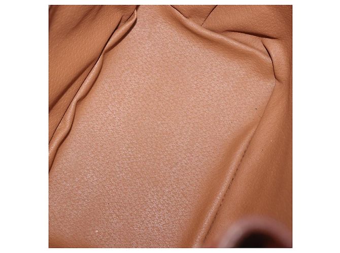 Céline Borsa a tracolla CELINE Macadam Canvas PVC Leather Brown Gold Auth 195708 Marrone D'oro - vista 18