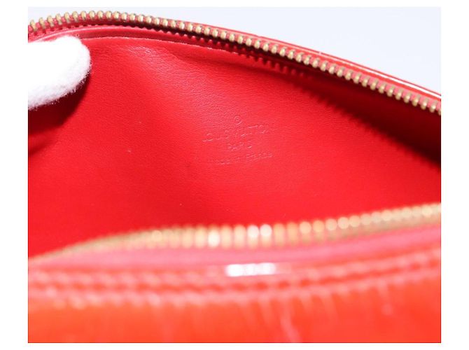 Borsa a mano LOUIS VUITTON Monogram Vernis Bedford Rossa M91986 LV Auth 196779 Rosso - vista 10