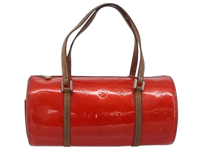Borsa a mano LOUIS VUITTON Monogram Vernis Bedford Rossa M91986 LV Auth 196779 Rosso - vista 13
