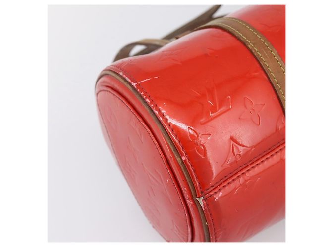 Borsa a mano LOUIS VUITTON Monogram Vernis Bedford Rossa M91986 LV Auth 196779 Rosso - vista 14