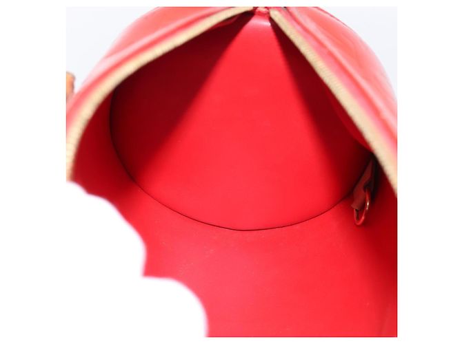 Borsa a mano LOUIS VUITTON Monogram Vernis Bedford Rossa M91986 LV Auth 196779 Rosso - vista 19
