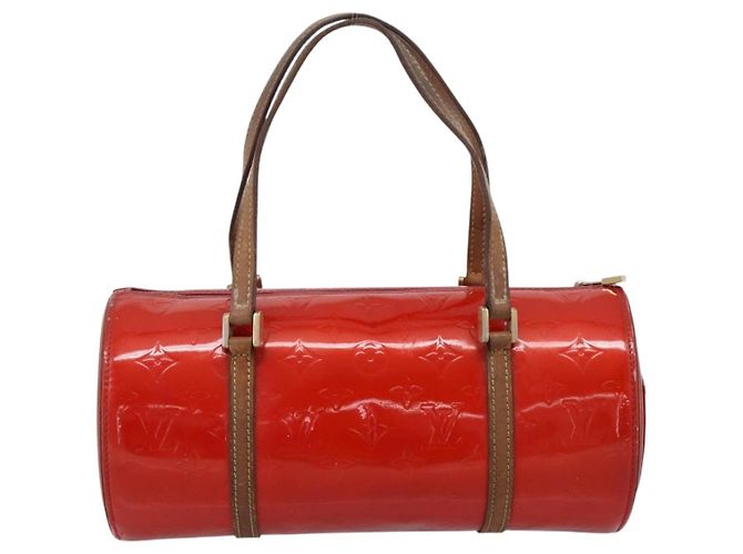 Borsa a mano LOUIS VUITTON Monogram Vernis Bedford Rossa M91986 LV Auth 196779 Rosso - vista 2