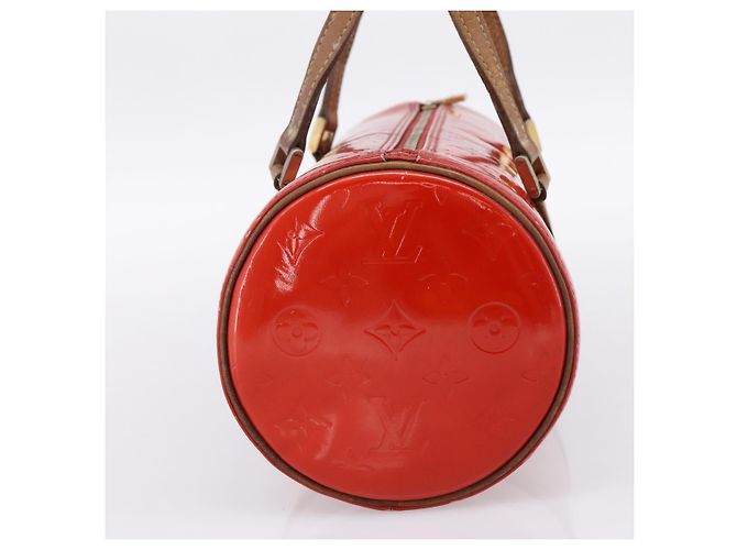 Borsa a mano LOUIS VUITTON Monogram Vernis Bedford Rossa M91986 LV Auth 196779 Rosso - vista 4