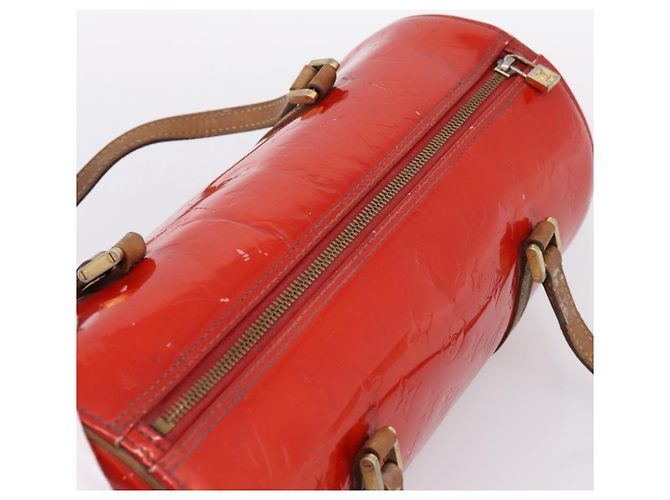 Borsa a mano LOUIS VUITTON Monogram Vernis Bedford Rossa M91986 LV Auth 196779 Rosso - vista 6