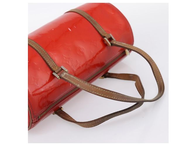 Borsa a mano LOUIS VUITTON Monogram Vernis Bedford Rossa M91986 LV Auth 196779 Rosso - vista 7