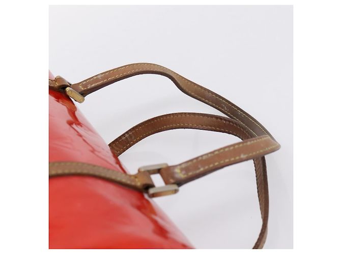 Borsa a mano LOUIS VUITTON Monogram Vernis Bedford Rossa M91986 LV Auth 196779 Rosso - vista 8