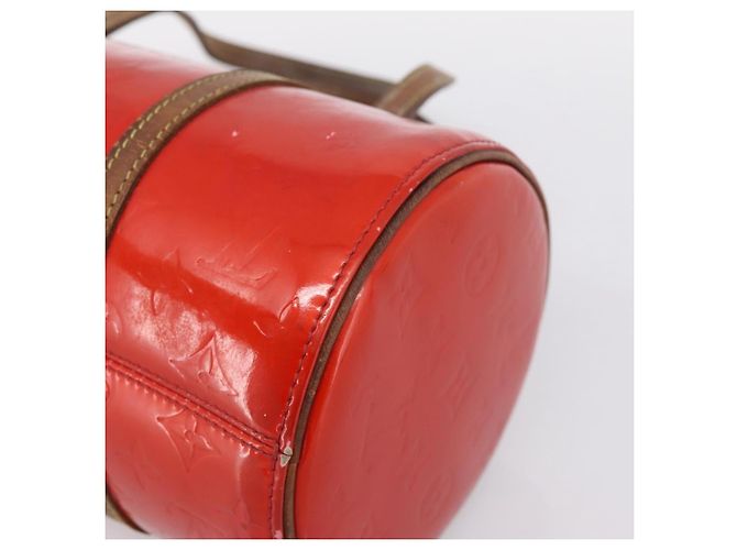 Borsa a mano LOUIS VUITTON Monogram Vernis Bedford Rossa M91986 LV Auth 196779 Rosso - vista 9