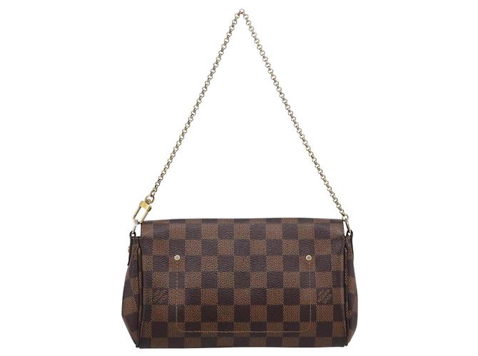 LOUIS VUITTON Damier Ebene Favorit PM Shoulder Bag N41276 LV Auth bs36519 - vista 2