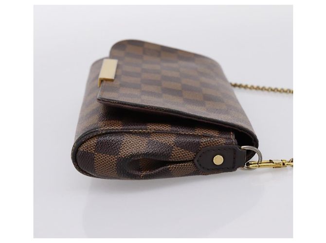 LOUIS VUITTON Damier Ebene Favorit PM Shoulder Bag N41276 LV Auth bs36519 - vista 4