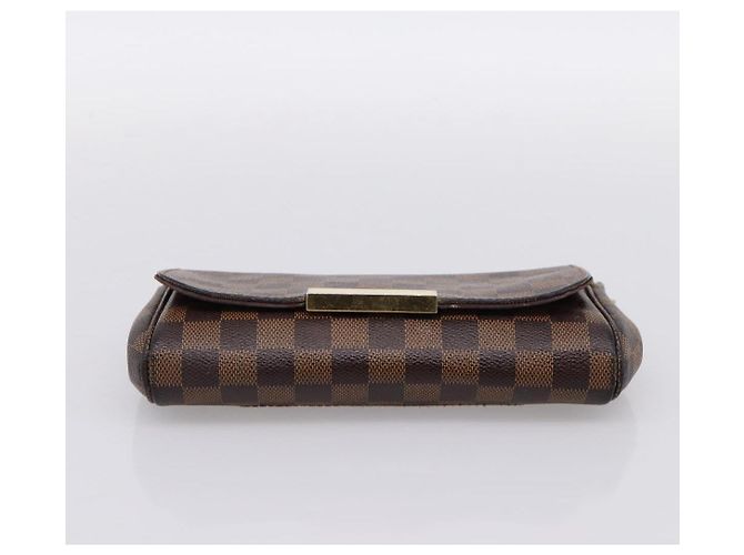LOUIS VUITTON Damier Ebene Favorit PM Shoulder Bag N41276 LV Auth bs36519 - vista 5