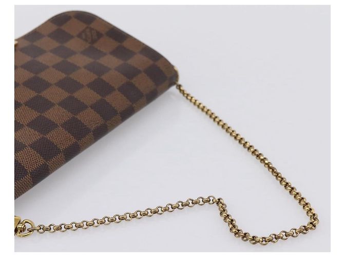 LOUIS VUITTON Damier Ebene Favorit PM Shoulder Bag N41276 LV Auth bs36519 - vista 7