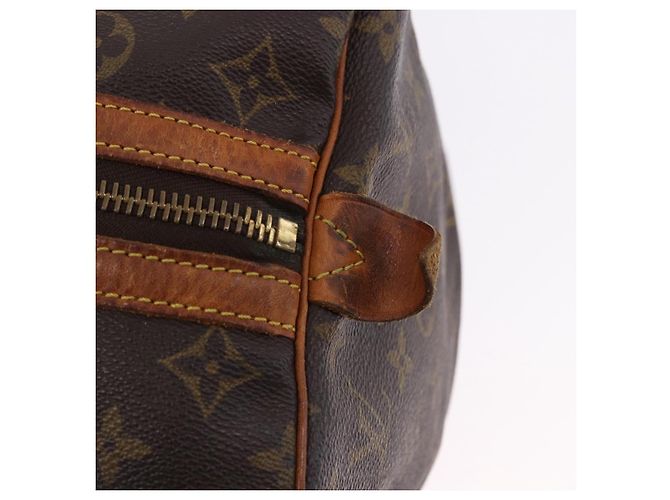 LOUIS VUITTON Monogram Sac Souple 35 Boston Bag M41626 LV Auth BA14674 Monogramma - vista 10