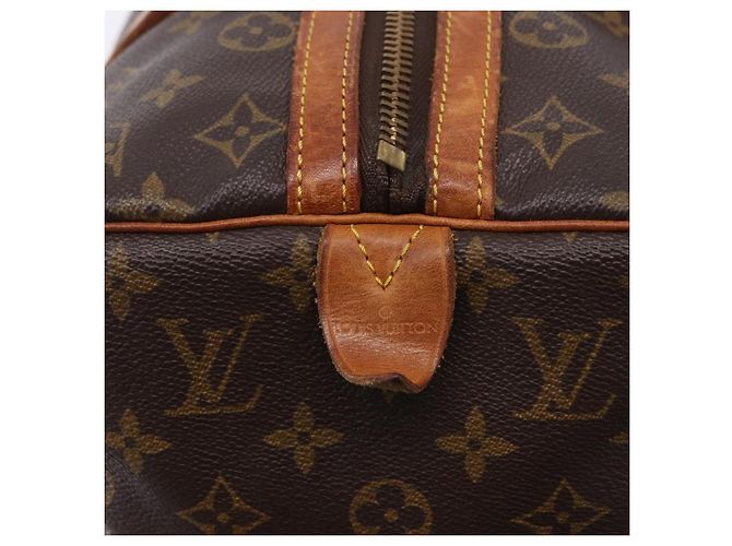 LOUIS VUITTON Monogram Sac Souple 35 Boston Bag M41626 LV Auth BA14674 Monogramma - vista 17