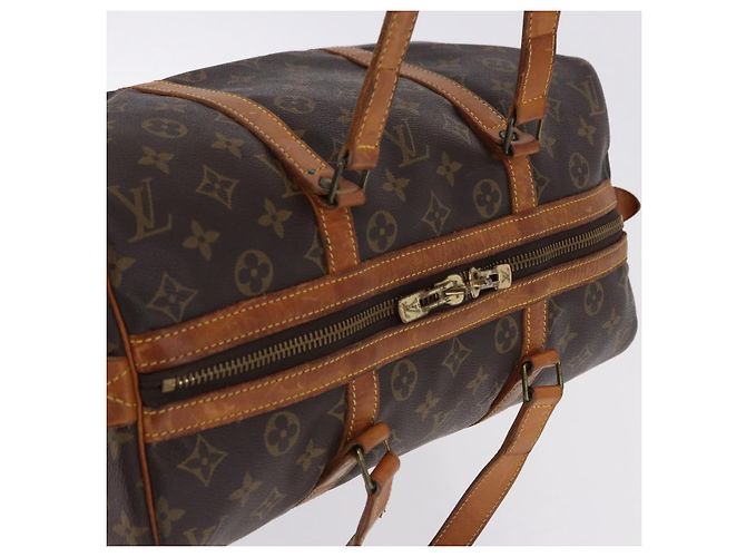 LOUIS VUITTON Monogram Sac Souple 35 Boston Bag M41626 LV Auth BA14674 Monogramma - vista 6