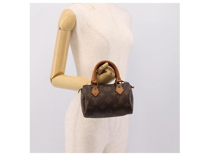 LOUIS VUITTON Monogram Mini Speedy Hand Bag M41534 LV Auth 196480 Monogramma - vista 20