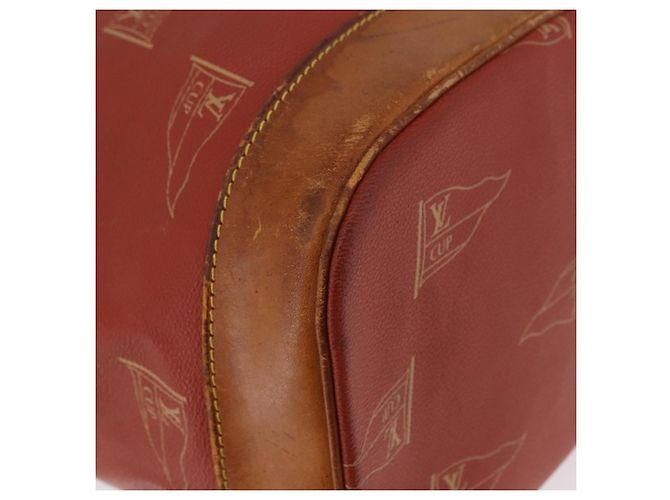 LOUIS VUITTON LV Cup Saint Tropez Shoulder Bag Red M80026 LV Auth 194290 Rosso - vista 16