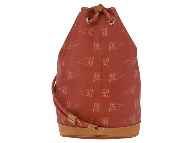 LOUIS VUITTON LV Cup Saint Tropez Shoulder Bag Red M80026 LV Auth 194290 Rosso - vista 2