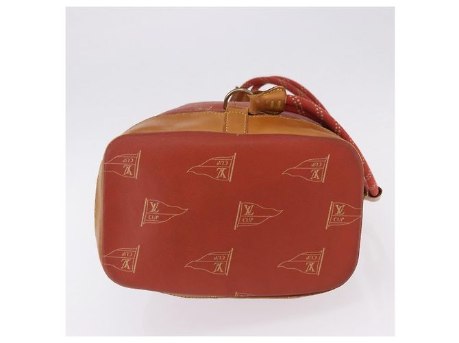 LOUIS VUITTON LV Cup Saint Tropez Shoulder Bag Red M80026 LV Auth 194290 Rosso - vista 5