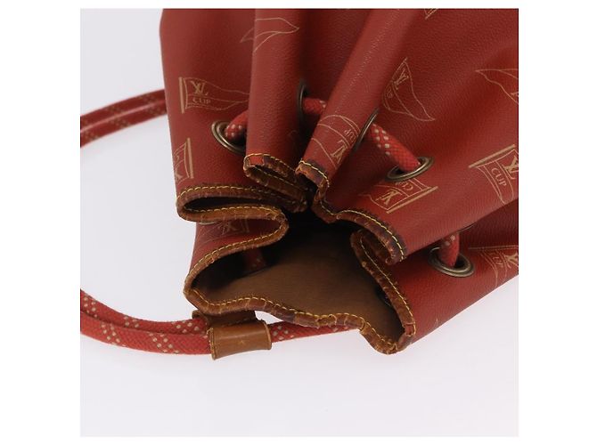 LOUIS VUITTON LV Cup Saint Tropez Shoulder Bag Red M80026 LV Auth 194290 Rosso - vista 6