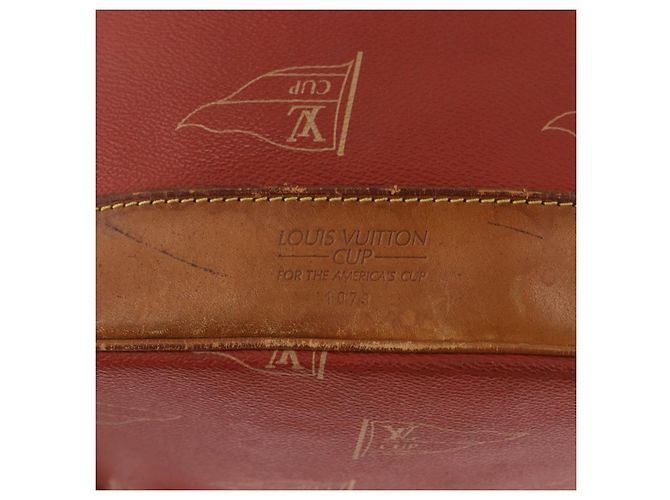LOUIS VUITTON LV Cup Saint Tropez Shoulder Bag Red M80026 LV Auth 194290 Rosso - vista 9