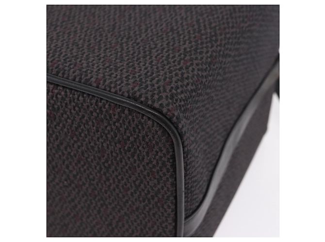 SAINT LAURENT Borsa a mano Vanity Canvas 2way Black Gold Auth ka5684 Nero D'oro - vista 13