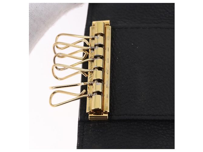 LOUIS VUITTON Monogram Empreinte Multicles 6 Key Case Black M64421 Auth 183514A Negro - vista 11