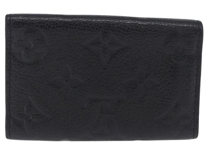 LOUIS VUITTON Monogram Empreinte Multicles 6 Key Case Black M64421 Auth 183514A Negro - vista 2