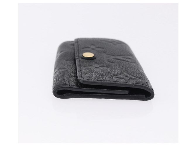 LOUIS VUITTON Monogram Empreinte Multicles 6 Key Case Black M64421 Auth 183514A Negro - vista 3